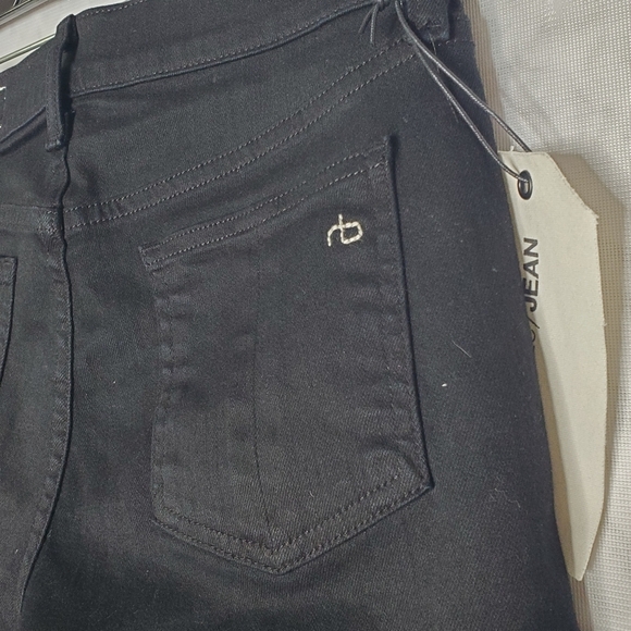 Rag & Bone Black Ankle Bow Jeans - Picture 8 of 8